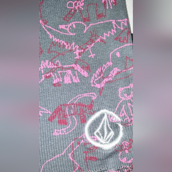 Volcom Limited Edition Animal Print V-Neck Tank Top Size Medium Y2K Vintage - Picture 5 of 5